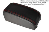 RED STITCHING LEATHER ARMREST SKIN COVER FITS FORD RANGER 2006-2012 CUSTOM NEW