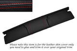 RED STITCH TOP ROOF PANEL LEATHER SKIN COVER FITS HONDA CRX DEL SOL 1992-1997