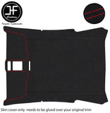 RED  STITCH LUXE SUEDE HEADLINER ROOF COVER FITS SEAT LEON MK2 1P 05-12 5 DOOR