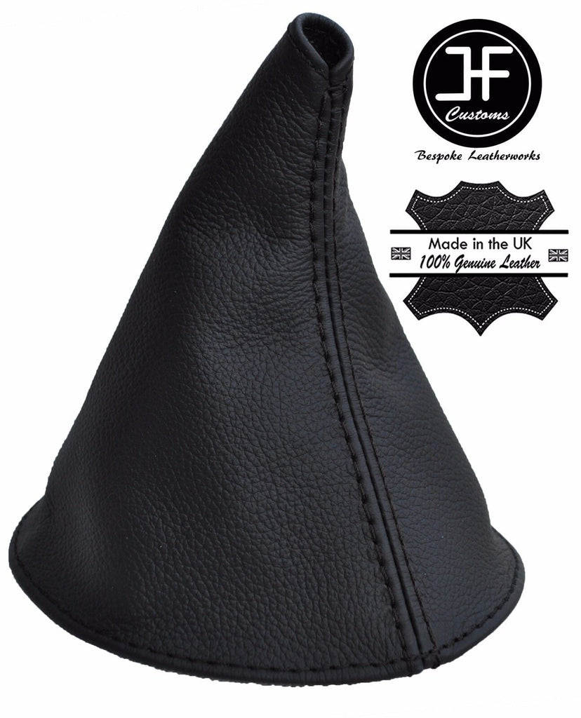 BLACK STITCHING REAL LEATHER MANUAL GEAR GAITER FITS TRIUMPH SPITFIRE CUSTOM NEW