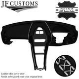 WHITE LUX STITCH LEATHER DASH DASHBOARD COVER FITS MERCEDES SLK R171 04-11