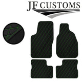 GREEN DIAMOND STITCH VINYL 4XTAILORED FLOOR CARPETS FITS VAUXHALL CALIBRA 89-97