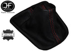 RED STITCHING MANUAL LEATHER GEAR GAITER FITS VW PASSAT B6 2005-2013 CUSTOM NEW