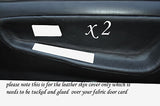 BLACK STITCH FITS NISSAN 200 SX S13 88-93  2 X DOOR CARD TRIM COVERS ONLY