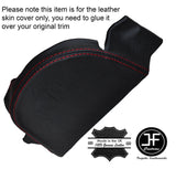 RED STITCHING HANDBRAKE E BRAKE TRIM LEATHER COVER FITS CORVETTE C4 1984-1987