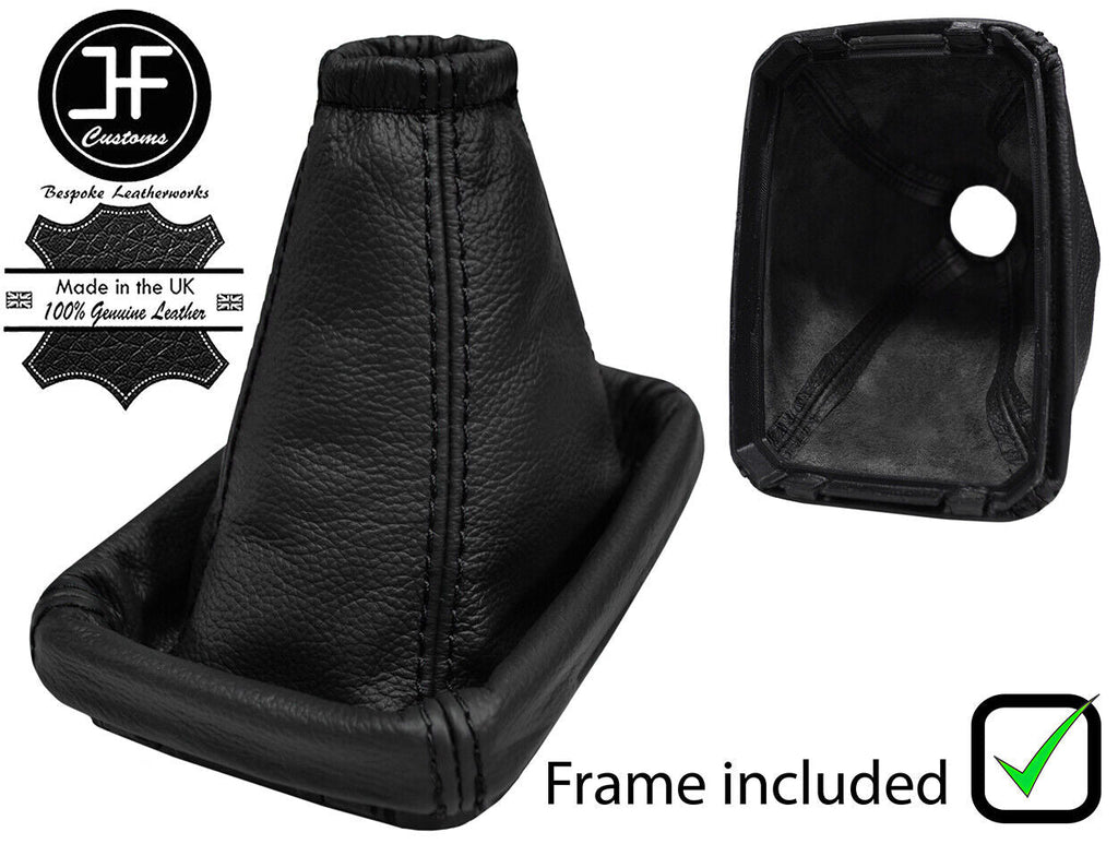 BLACK STITCH LEATHER MANUAL GEAR+PLASTIC FRAME FOR VAUXHALL VECTRA B 1995-2003