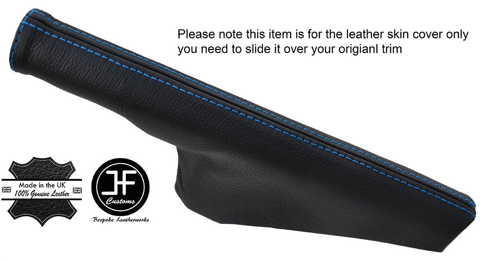 BLUE STITCHING LEATHER HANDBRAKE GAITER FITS AUDI TT 1998-2006 CUSTOM NEW