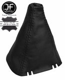 BLACK REAL LEATHER GEAR GAITER FITS SEAT LEON MK2 TOLEDO MK3 ALTEA XL 05-14
