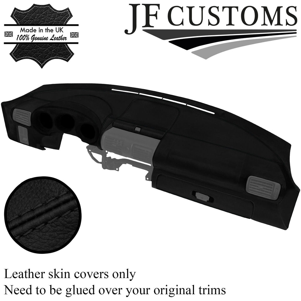 BLACK STITCH LEATHER DASH DASHBOARD COVER FITS TOYOTA MR2 MK3 ROADSTER 99-07