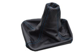 BLUE STITCH  FITS TOYOTA SUPRA MK3 1986-1993 GEAR GAITER REAL LEATHER CUSTOM NEW