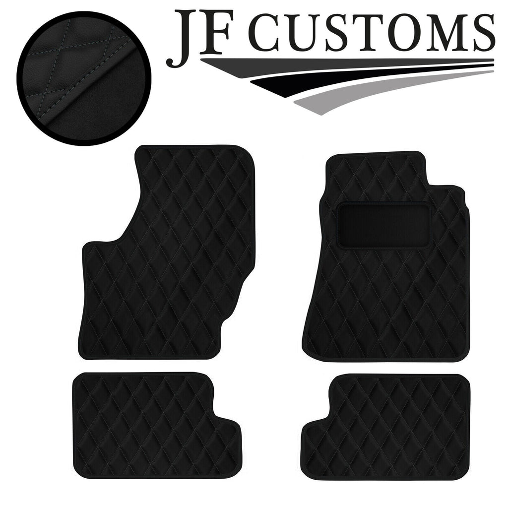 D GREY  DIAMOND STITCH VINYL 4XTAILORED FLOOR CARPET FOR NISSAN 200SX 89-94 JF1