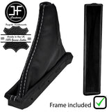 WHITE STITCH LEATHER HANDBRAKE+ PLASTIC FRAME FOR MERCEDES G CLASS W463 03-06