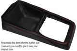 RED STITCHING GEAR SURROUND TRIM LEATHER COVER FITS AUSTIN PRINCESS 78-82