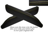 YELLOW STITCH 2X FRONT DOOR ARMREST SKIN COVERS FITS DATSUN 260Z 280Z 79-83