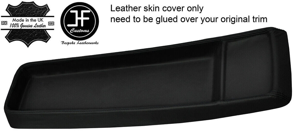 BLACK STITCHING CENTRE CONSOLE REAL LEATHER COVER FITS MERCEDES W108 W109 66-72