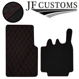 RED DIAMOND VINYL 2X TAILORED FLOOR CARPETS FOR SMART FORTWO 450 03-07 JF1