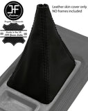 BLACK STITCH LEATHER GEAR GAITER OVER RUBBER FOR DATSUN 280ZX S130 1978-1983