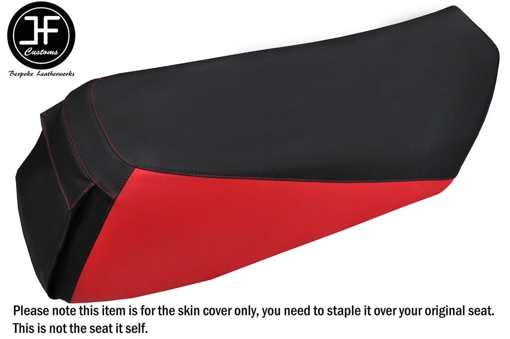 BLACK & RED VINYL CUSTOM FITS ARCTIC CAT 800 700 600 RMK M8 05-11 SEAT COVER