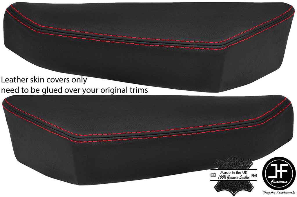 RED STITCH FITS LANCIA MONTECARLO SCORPION 2 X DOOR BOLSTERS PAD TRIM CUSTOM NEW