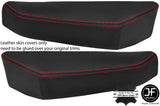 RED STITCH FITS LANCIA MONTECARLO SCORPION 2 X DOOR BOLSTERS PAD TRIM CUSTOM NEW