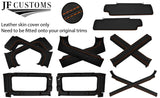 ORANGE STITCH LEATHER COVERS FOR DEFENDER 90 83-06 FULL INTERIOR UPHOLSTERY KIT