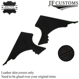 BROWN STITCH ITALIAN LEATHER PILLAR KIT COVERS FOR BMW 5 SERIES F10 F11 10-16