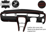 RED  STITCH FULL DASH DASHBOARD REAL LEATHER COVER FOR JAGUAR X-TYPE 2001-2009