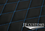 L BLUE DIAMOND STITCH VINYL 4X TAILORED FLOOR CARPETS FOR BMW MINI F56 13-21 JF1