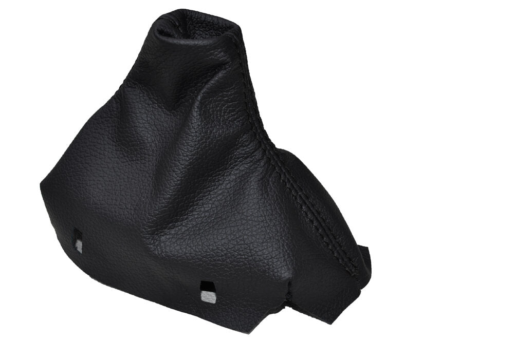 BLACK DOUBLE STITCH  FITS MERCEDES C CLASS W204 AUTO  2007-2013 GEAR GAITER