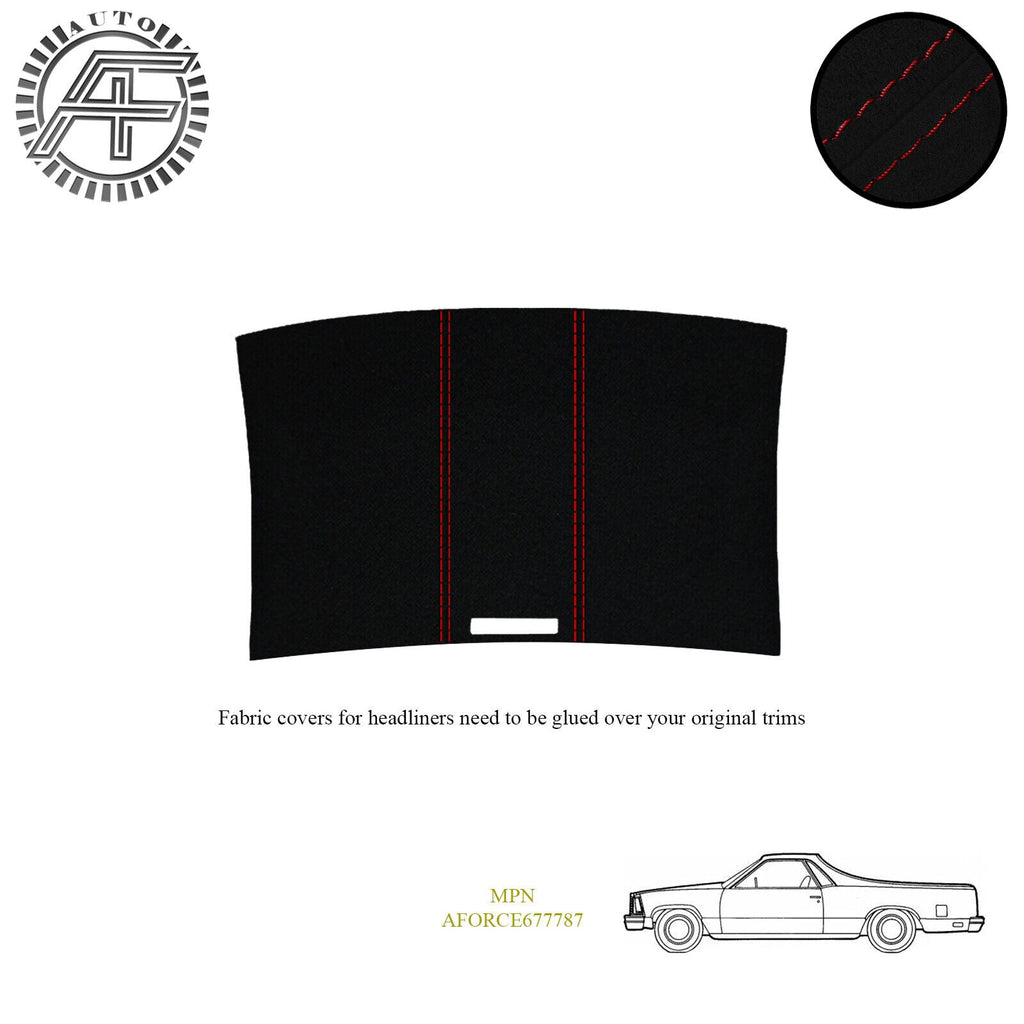 LUXE SUEDE HEADLINER COVER FOR CHEVROLET EL CAMINO 2 DOOR UTILITY COUPE 78-87
