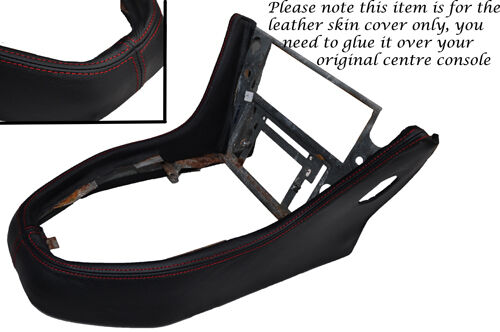 RED STITCH FITS TRIUMPH STAG MK1 MK2 CENTER CONSOLE LEATHER SKIN COVER ONLY