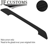 BLACK STITCH REAR ROOF TRIM LUXE SUEDE COVER FOR LAND ROVER DEFENDER 110 SW