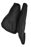 FITS MITSUBISHI GTO GEAR & HANDBRAKE GAITER LEATHER BLACK ST CUSTOM NEW