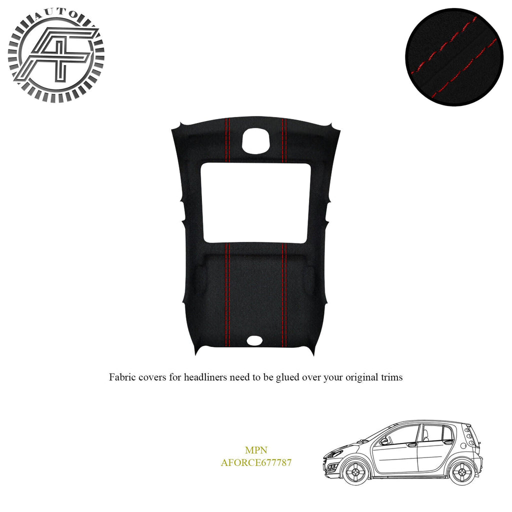 LUXE SUEDE HEADLINER COVER FOR SMART FORFOUR I W454 5 DOOR + SUNROOF 2004-2006
