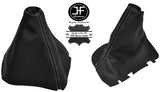 GREY STITCH FITS VOLVO S60 2000-2007 GEAR STICK HANDBRAKE GAITER LEATHER