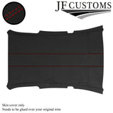 D RED STITCH D GREY SUEDE HEADLINER COVER FOR SUBARU IMPREZA MK3 07-11 5 DOOR