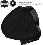 BLACK STITCH SPEEDO CLUSTER HOOD SUEDE COVER FITS SMART FORTWO 451 07-14