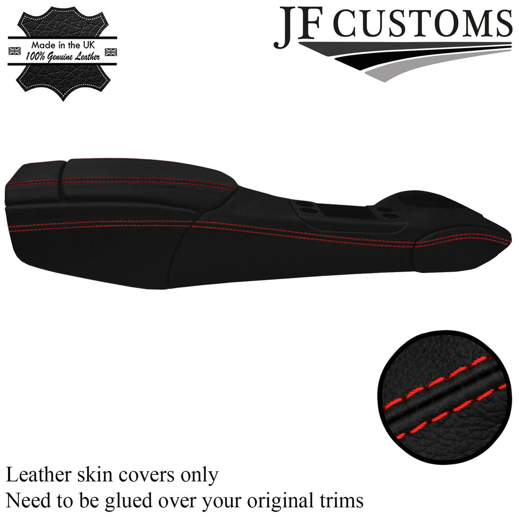 RED STITCH FULL CENTRE CONSOLE LEATHER COVERS FITS PORSCHE CARRERA 996 97-04