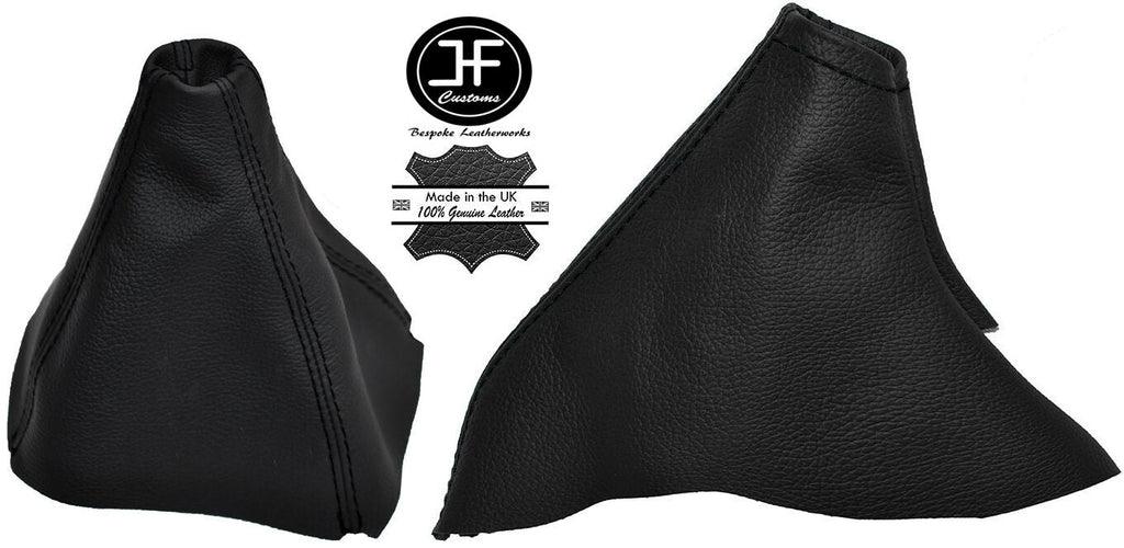 BLACK STITCHING LEATHER GEAR & HANDBRAKE GAITER FITS TOYOTA MR2 1989-2000