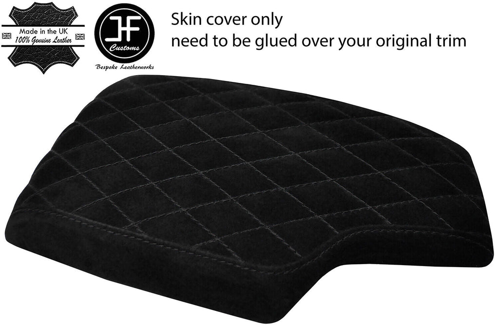 BLACK DIAMOND STITCHING SUEDE ARMREST COVER FOR BMW 3 SERIES F30 F31 2012-2016