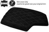 BLACK DIAMOND STITCHING SUEDE ARMREST COVER FOR BMW 3 SERIES F30 F31 2012-2016