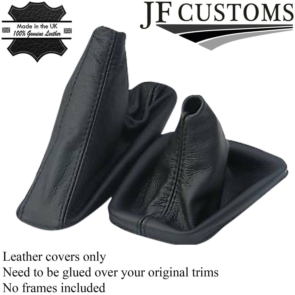 FITS BMW 3 SERIES E36 E46 GAITER BLACK LEATHER SHIFT BOOT CUSTOM NEW MADE IN UK