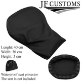 BLACK OUTDOOR WATERPROOF MOTORBIKE SEAT SADDLE COVER PROTECTOR SIZE- EXTRA SMALL
