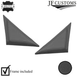 D GREY ST 2X WING MIRROR DOOR TRIM COVER+PLASTIC FRAMES FITS NISSAN SKYLINE R33