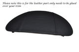 BLACK STITCH DASHBOARD BINNACLE LEATHER SKIN COVER FITS LOTUS ELAN M100 89-95