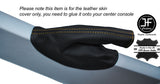 YELLOW DOUBLE STITCH LEATHER HANDBRAKE GAITER FITS LOTUS ELISE & EXIGE MK2 01-12