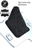BLACK STITCHING REAL SUEDE MANUAL GEAR GAITER FITS CHRYSLER CROSSFIRE 2003-2008