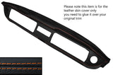 ORANGE STITCHING DASH DASHBOARD LEATHER COVER FITS VW T2 TYPE 2 CAMPER VAN 1976+
