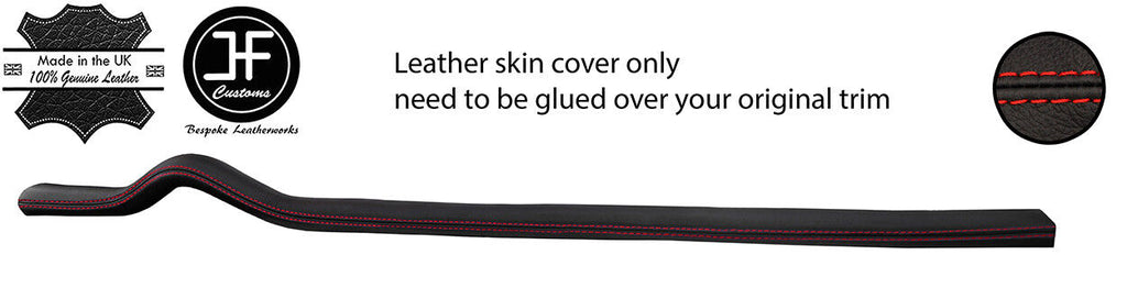 RED STITCH DASH DASHBOARD RAIL LEATHER COVER FOR SUNBEAM ALPINE MK4 IV