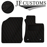 BROWN DIAMOND STITCH VINYL 2X TAILORED FLOOR CARPET FOR TOYOTA HILUX 11-17 JF1